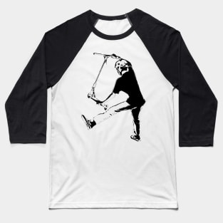 High Flying Scooter Boy - Stunt Scooter Baseball T-Shirt